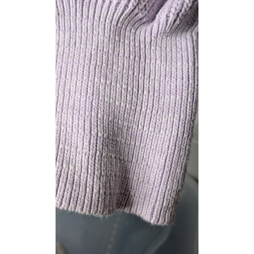 Universal Thread Women's Cropped Button Down Cardigan XL Sweater Purple Ombre - Picture 6 of 9